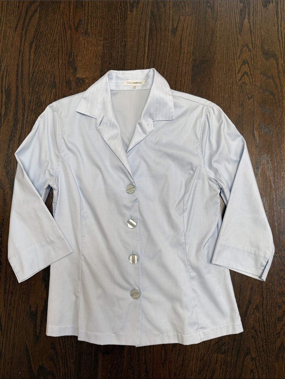 Naracamicie Light Blue Button-Down Blouse